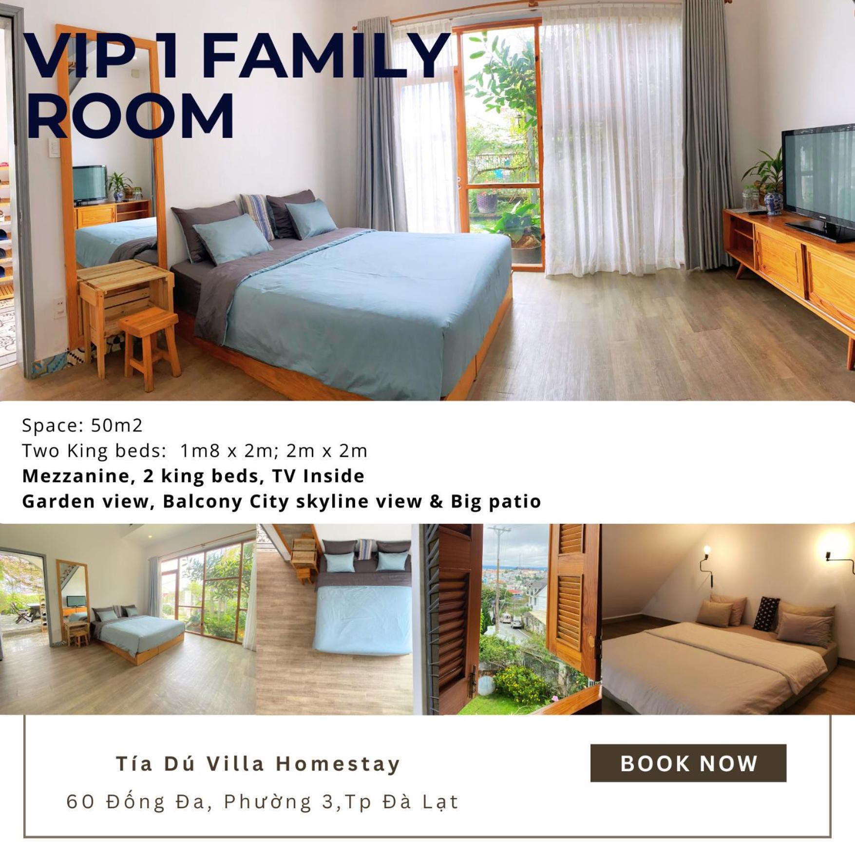 Tia Du Villa Homestay Dalat Exteriér fotografie